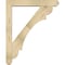 Ekena Millwork Olympic Craftsman Rough Sawn Bracket w/ Offset Brace, Douglas Fir, 6"W x 36"D x 44"H BKT0604X36X44OLY04RDF - alternate 4